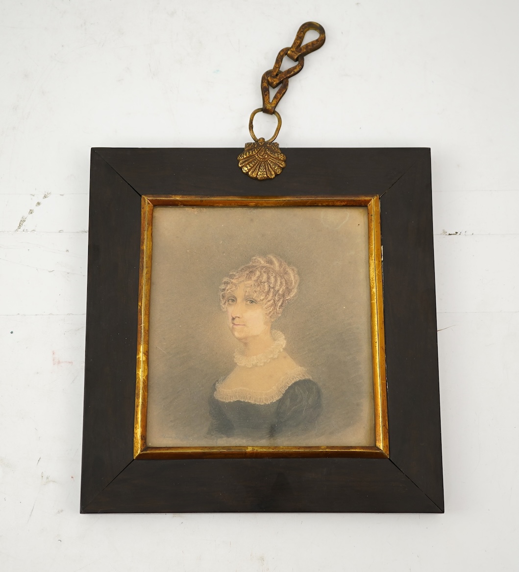 Adam Buck (1759-1833), Portrait miniature of Louisa Parke (née Hare)